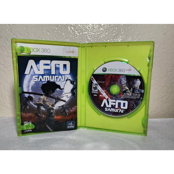 Afro Samurai Microsoft Xbox 360 Live CIB 2009 Video Game Pre-owned - Picture 2 of 9